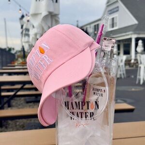 NEW 2 Hampton Water Pink Caps
